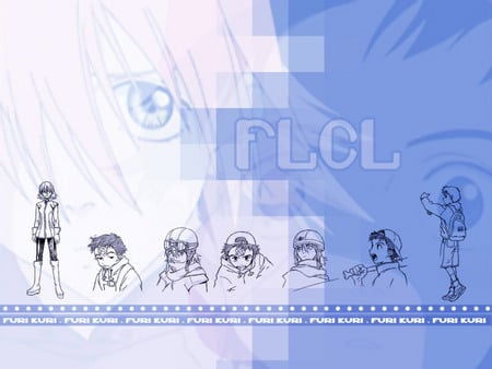 Untitled Wallpaper - flcl, furi kuri, naota, haruko