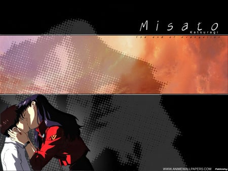 Untitled Wallpaper - evangelion, shinji, eva, misato