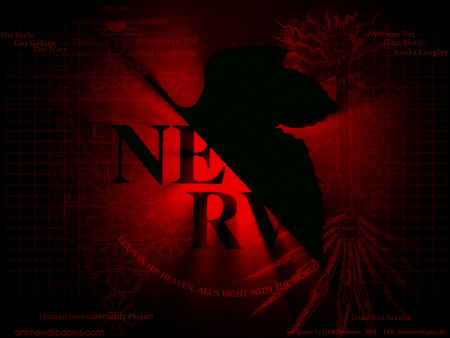 Untitled Wallpaper - evangelion, nerv logo, car showroom