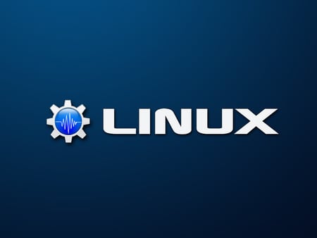 Blue Linux - linux, blue, crisp