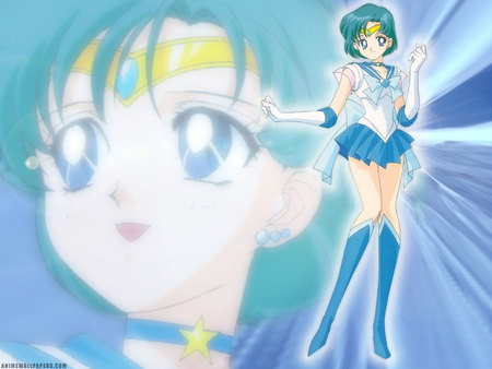 Untitled Wallpaper - ami, sailor mercury