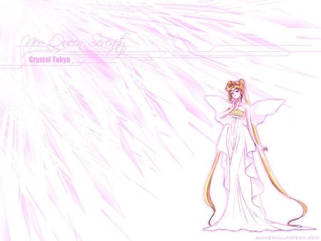 Untitled Wallpaper - neo queen serenity, sailor moon pink dress