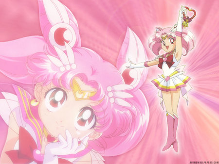 Untitled Wallpaper - sailor mini moon, chibi moon, chibiusa