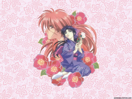 Untitled Wallpaper - kenshin, kaoru