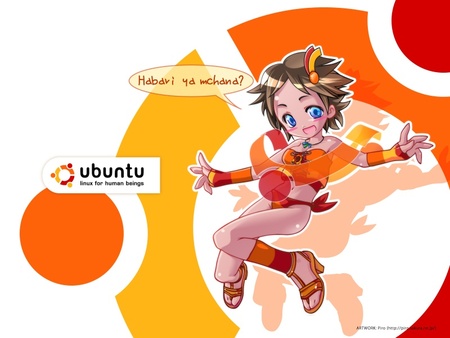 Ubuntu Loli - technology, ubuntu, loli