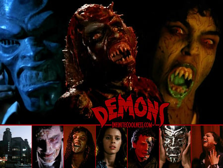 Demons - souls, collage, attack, demons