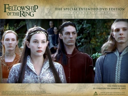 Lotr, Elves - fantasy, elves, fellowship, movie, ring