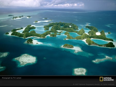 Palau Islands - islands, photography, sea, palau, ocean