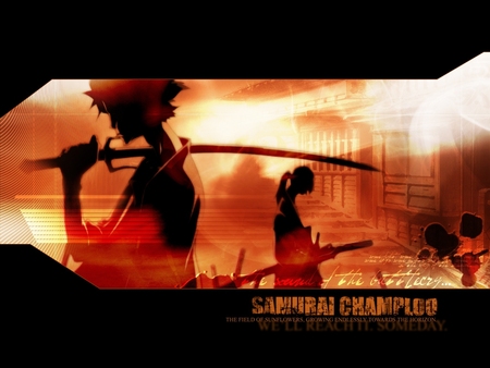 samurai champloo - Mugen and Jin - samurai champloo, jin, mugen, sun light