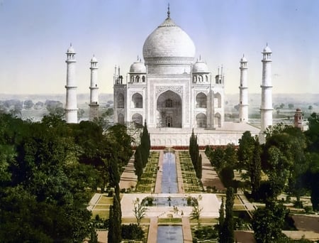 Taj Mahal - india, architecture, monument, taj mahal