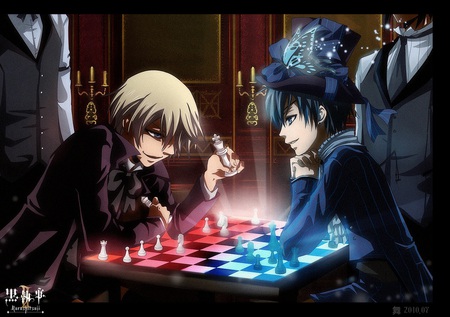 black butler - cool, down, alois, show, ciel