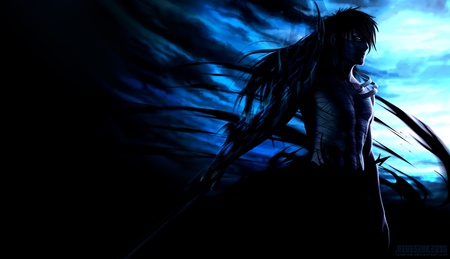 Mugetsu.... - anime, kurosaki, getsuga, blue, ichigo, kurosaki ichigo, cool, mugetsu, badass, epic, bleach, kickass