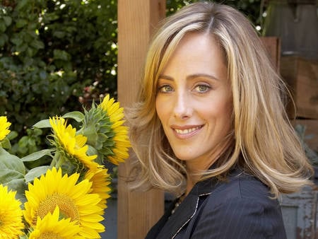 Kim Raver - american, sunflowers, kim raver, blonde, sexy, actress