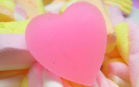 Pink Heart - love, pink heart, abstract, heart