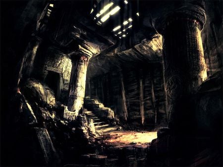 Souterrain - ubisoft, souterrain, artwork, concept art, 2005, prince of persia, pop, environment, art, prince of persia the two thrones, video game