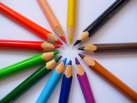 Colored Pencils - colored pencils, abstract, colors, pencils