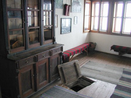 Inside the Glojenski monastery - house, photography, window, wood, old, room, light, bulgaria