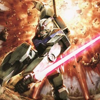 A Gundam In Action