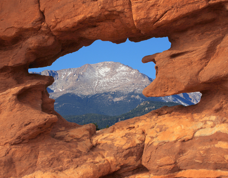 Pikes Peak - pikes peak, mountain, park, landmark