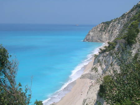 Greece - egremni, beach, top, view