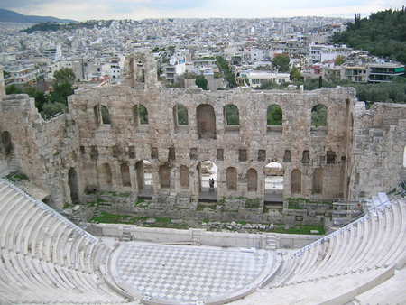 Greece - anchient, acropolis, herodion, theater