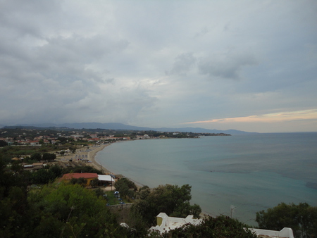 Greece - view, beach, tsilivi, october, 2010