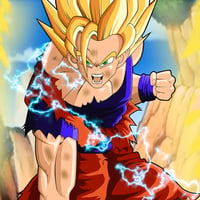 SSJ2 Goku Battle Damage