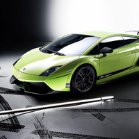 Green Lamborghini