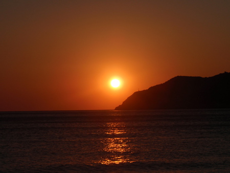 Sunset - summer, sunset, greece, sea