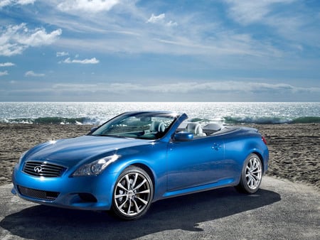 Blue-Infiniti-G - infinity, auto, car, blue