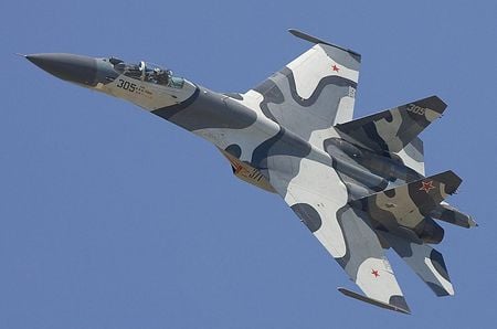 Sukhoi Su-27 - sukhoi, sukhoi su 27, russian air force, jet fighter