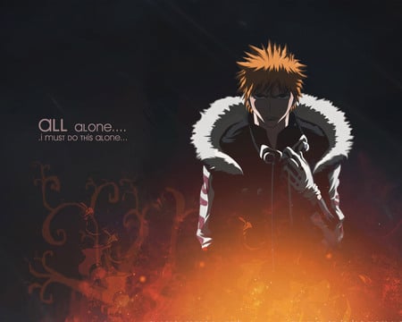 Ichigo--All-Alone - alone, ichigo, anime