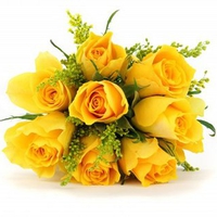 Yellow rose bouquet