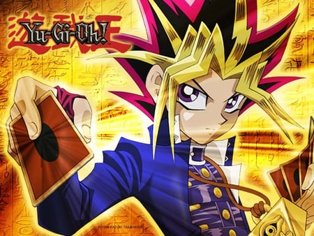 card - yugioh, yugi, manga, anime boys