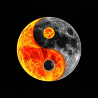 Ying Yang Moon