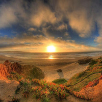 Deserted beach