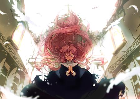 Megurine Luka - pretty, anime, sun rays, vocaloid, stage, colessuem, dress, pink, luka, black dress, nice, pink hair, sun, idol, sunlight, program, beautiful, megurine, girl, virtual, beauty, cool, black, white, awesome, diva, megurine luka, aqua eyes, cute, vocaloids