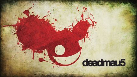 deadmau5 - red, cool, mau5, grounge