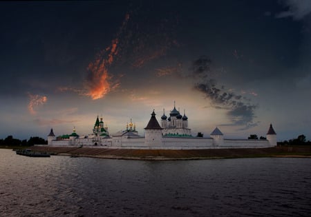 Orthodox Nunnery - russia, nunnery, orthodox, monastery