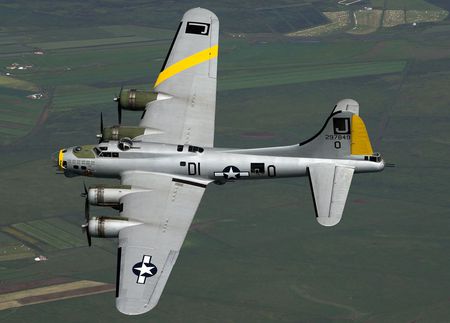 Boeing B-17 Flying Fortress - world war two, united states army air force, bomber aircraft, bombers