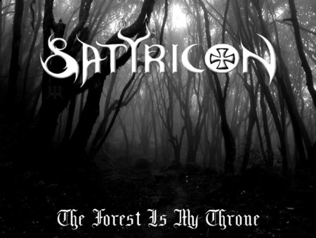 Satyricon - metal, forest, throne, satyricon, black, logo