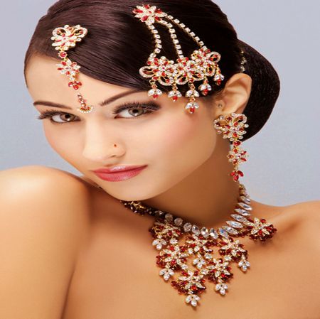 RUBY BEAUTY - woman, face, beautiful, ruby, jewerly