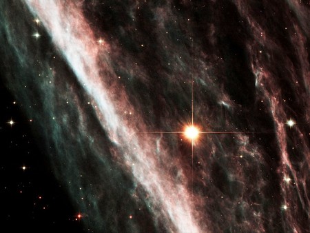 Pencil Nebula - space, vela supernova remnant, pencil nebula, ngc 2736, stars