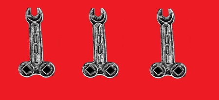 Tool Wrench - music, tool, tool wrench, red, rock