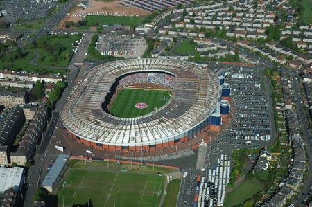 Hampden Park, Glasgow, Scotland.