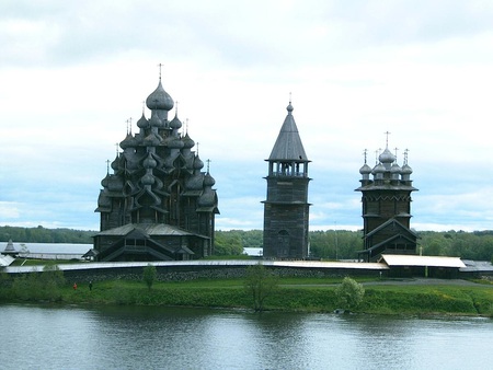 Karelia - russia, wooden, church, architecture