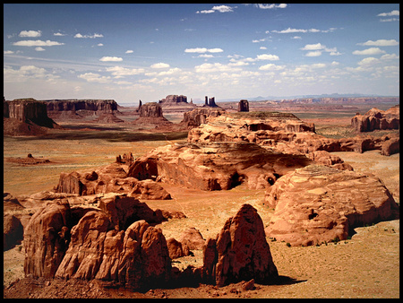 the big deserts - nature, sky, hot, rock, deserts