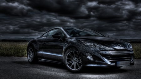 Peugeot - peugeot, cars, grey, cool, dark