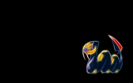 black snake!!! - light, shine, attack, black, pokemon, fight, game, anime, colors