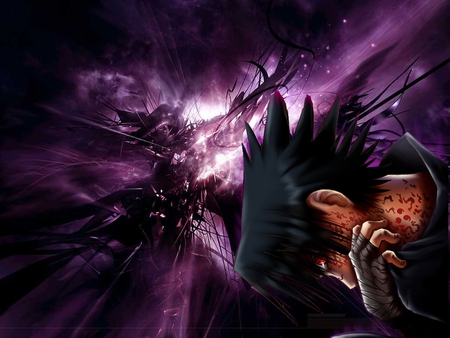 Darkness - anime, sasuke, evil, dark, memories, nlack, revange, naruto, hate, power